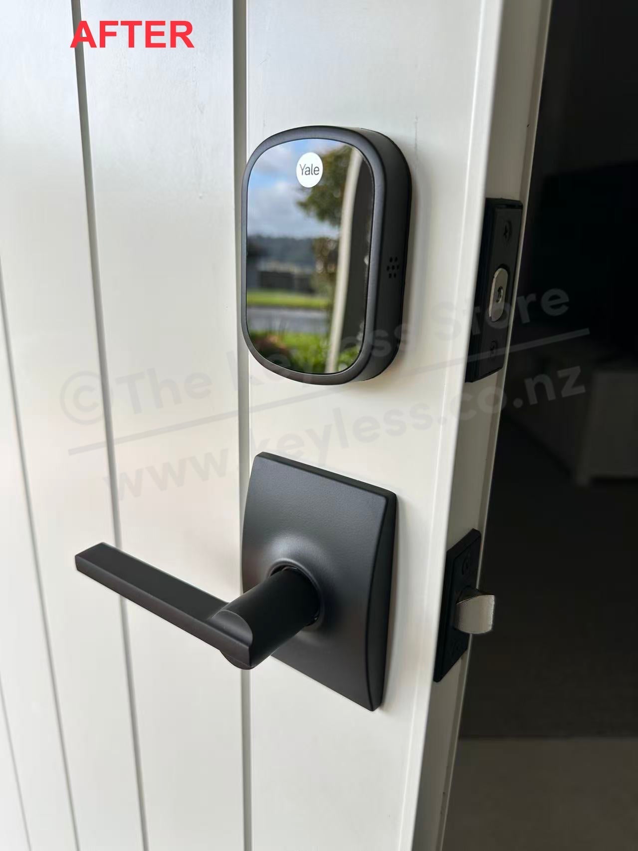 Old Push Button Digital Deadbolt Replaced with Yale Assure SL and Schlage Latitude Lever