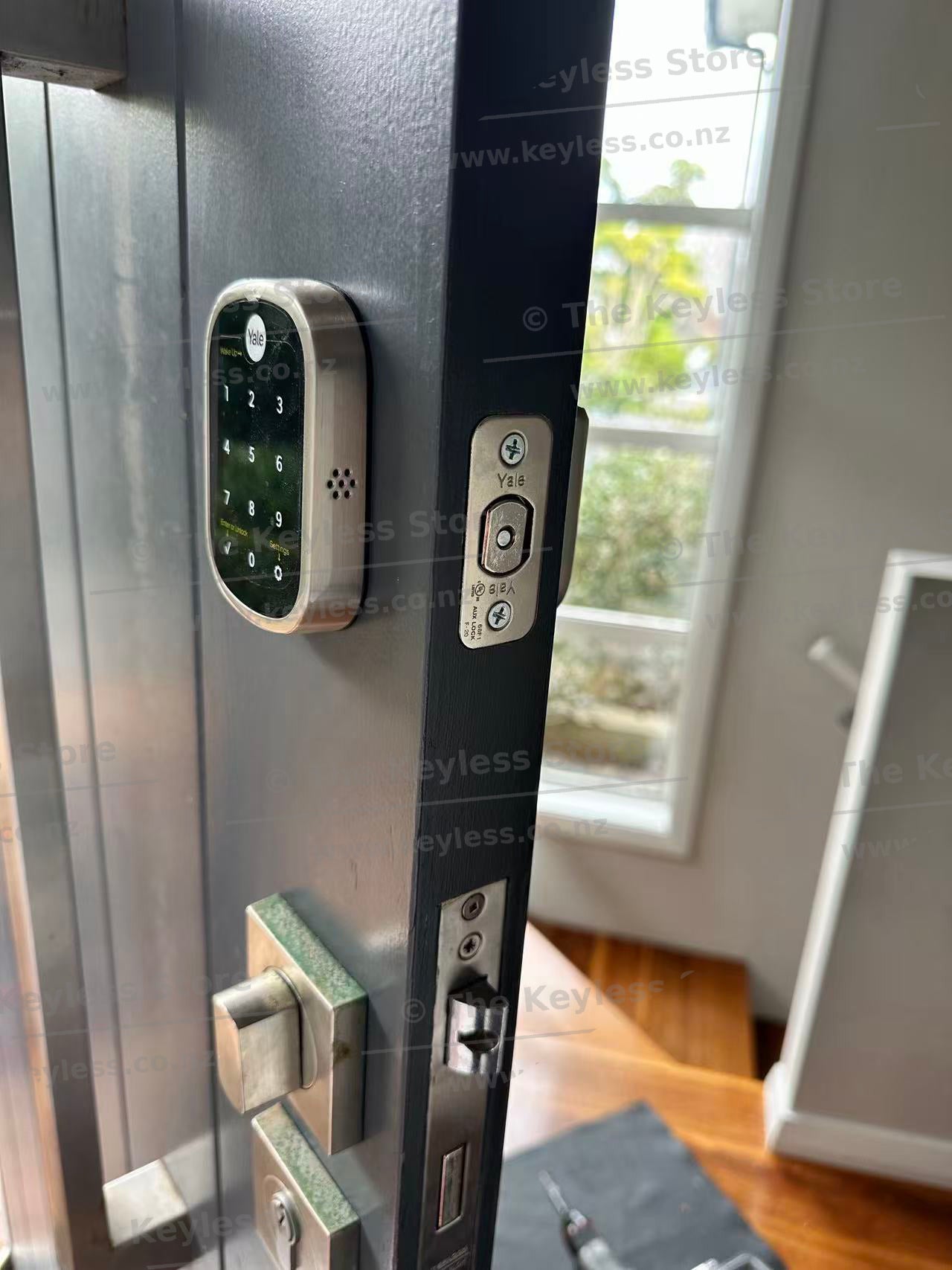 Adding a Yale Assure SL Above an Existing Mortise Lock