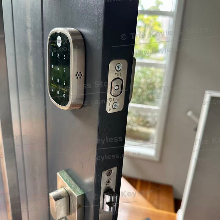 Adding a Yale Assure SL Above an Existing Mortise Lock