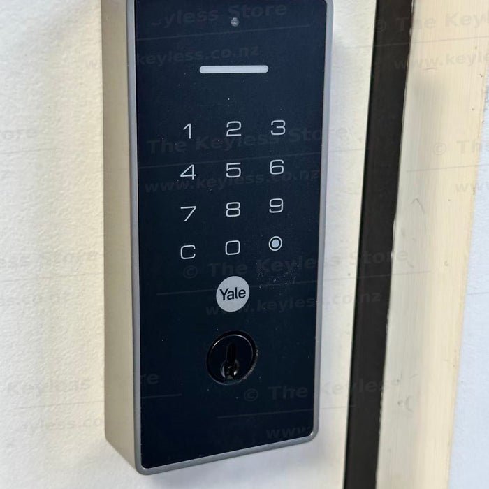 Yale Libi Keyed Digital Deadbolt Installed to Make This Door Lockable