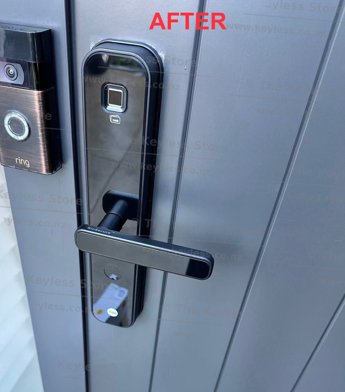 Replacing an Old Yale YDM 4109 with the New Yale YDM 7220 on an Aluminium Door