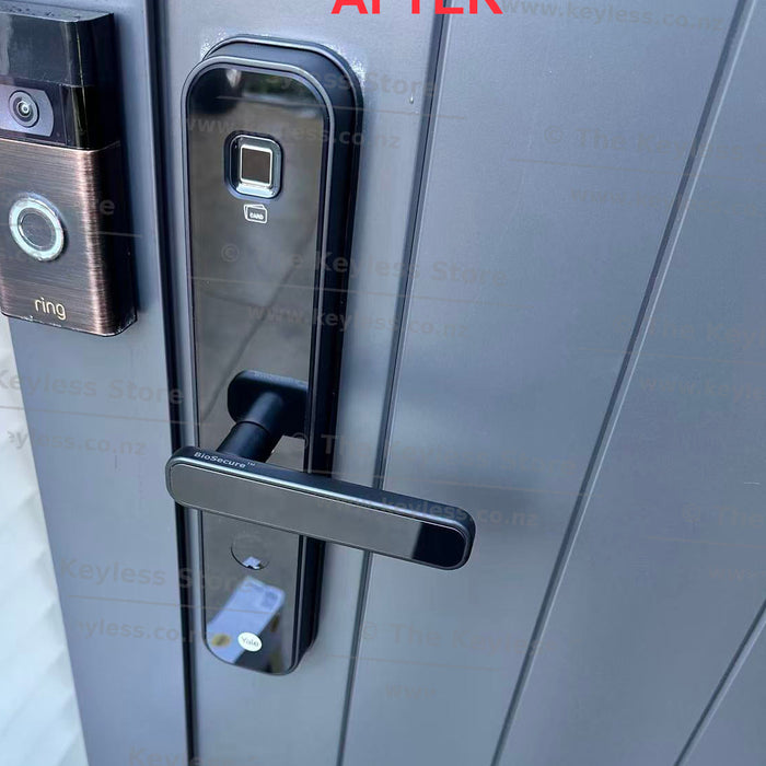 Replacing an Old Yale YDM 4109 with the New Yale YDM 7220 on an Aluminium Door