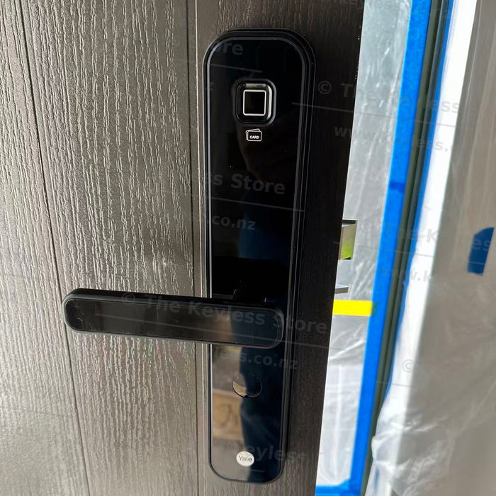 Yale YDM 7220 Fingerprint Digital Mortice Lock Installed on a New Composite Door