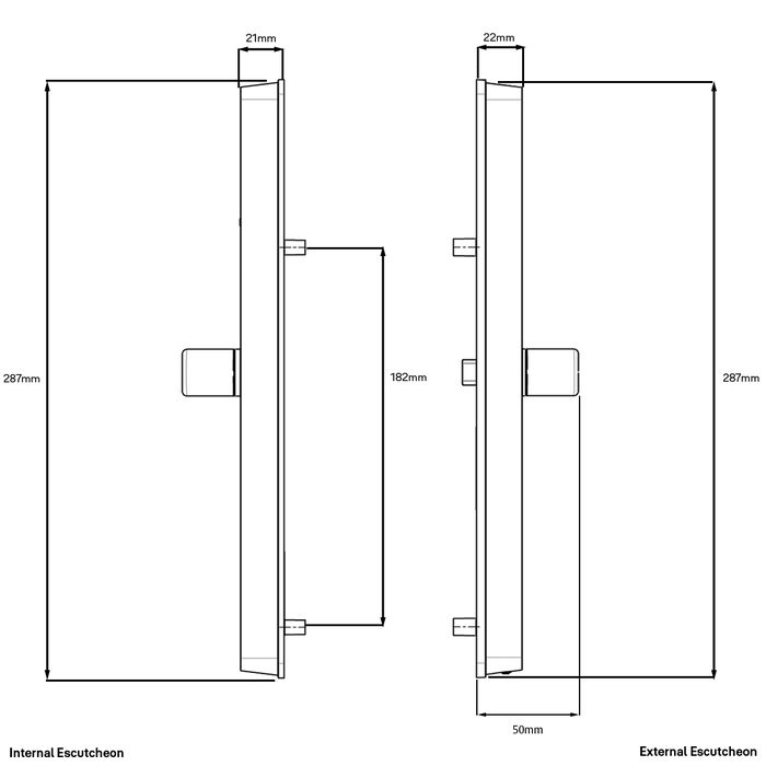 Yale Unity Slim Mini Lever Smart Lock