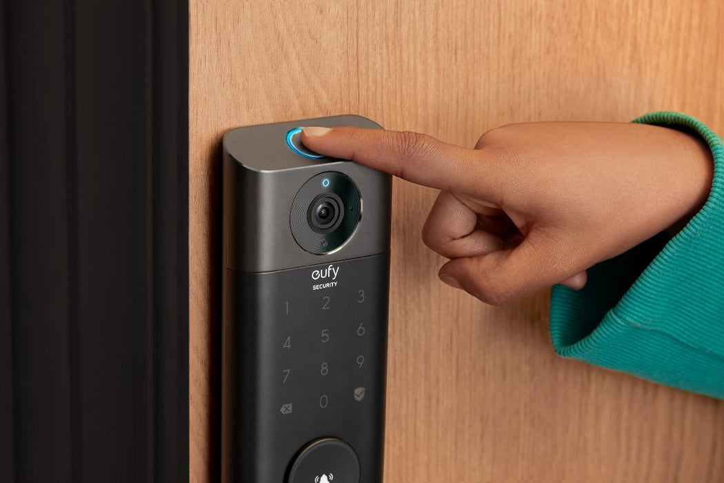 Eufy 3-IN-1 Video Smart Lock with 2K Video Doorbell, Fingerprint