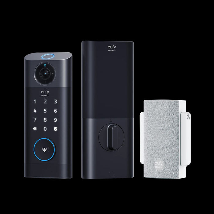 Eufy 3-IN-1 Video Smart Lock with 2K Video Doorbell, Fingerprint