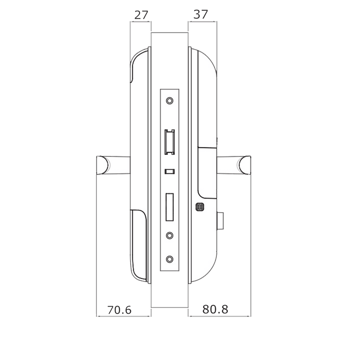 Yale 3109A Smart Ready Digital Door Lock with Yale Home Module and Connect Plus Hub Combo Deal