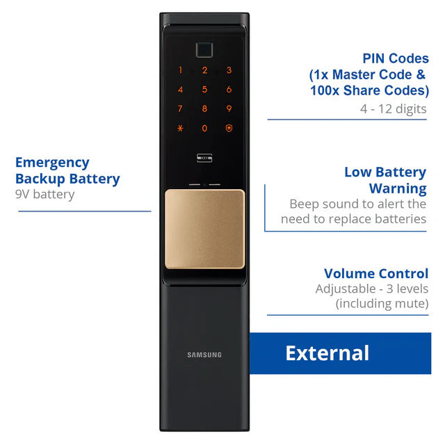 Samsung SHP-R80 WiFi Fingerprint Smart Lock