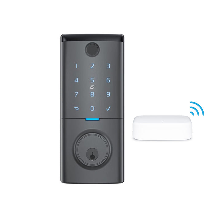 Schlage Ascent Fingerprint Smart Deadbolt with WiFi Bridge Combo Deal