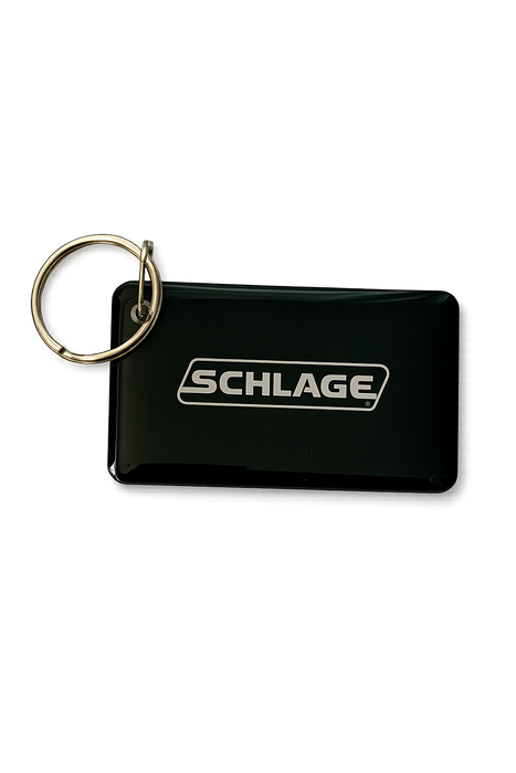 Schlage Replacement Key Tag for Schlage Resolute, Omnia, Artus, Ascent and S-6000 smart lock.