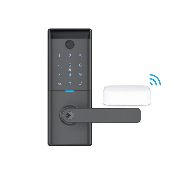Schlage Ascent Fingerprint Smart Entrance Lever with WiFi Bridge Combo Deal