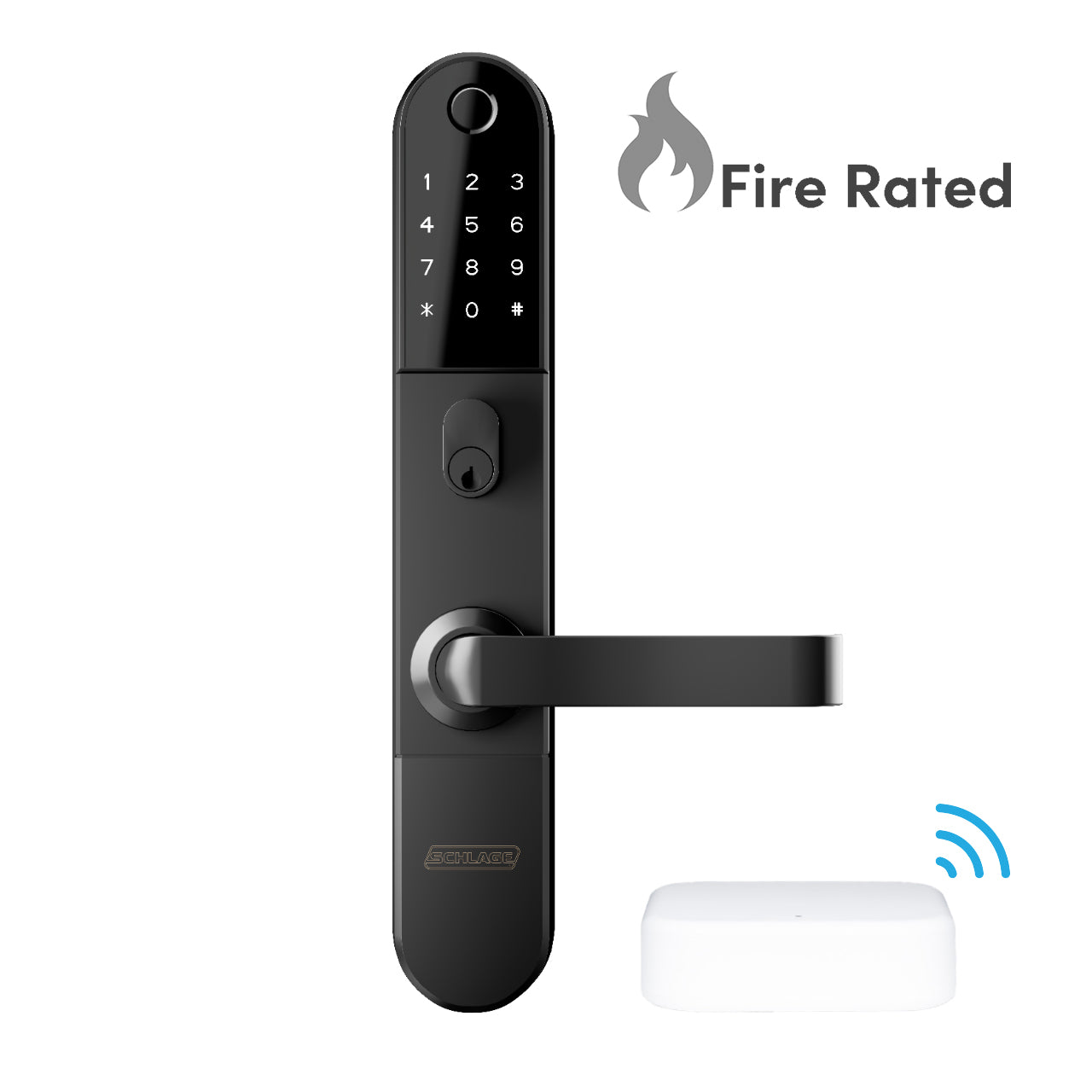 Lock Fire Protection Fire Rated Smart Door Locks For Apartments and Offices | The Keyless Store