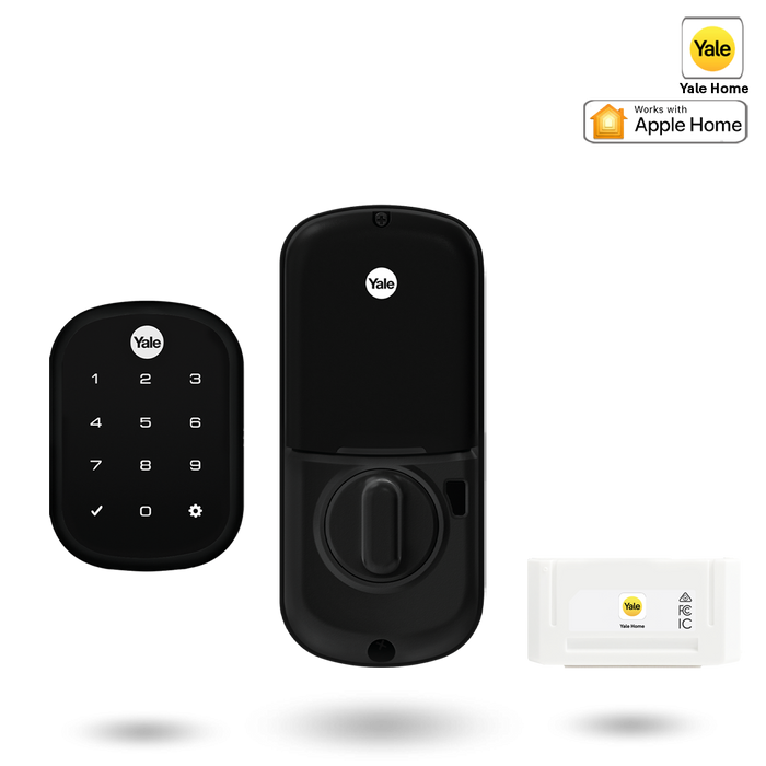 Yale Assure SL Deadbolt Smart Ready with Yale Home Module Matt Black