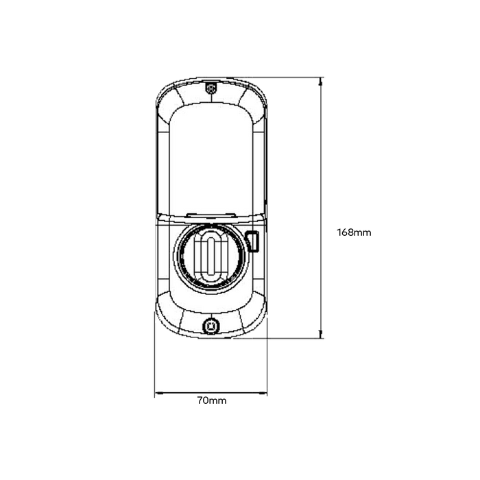 Yale Assure SL Deadbolt Smart Ready with Yale Home Module Matt Black