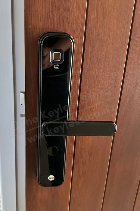 Yale YDM 7220 Smart Ready Fingerprint Door Lock with Yale Home Module and Connect Plus Hub Combo Deal