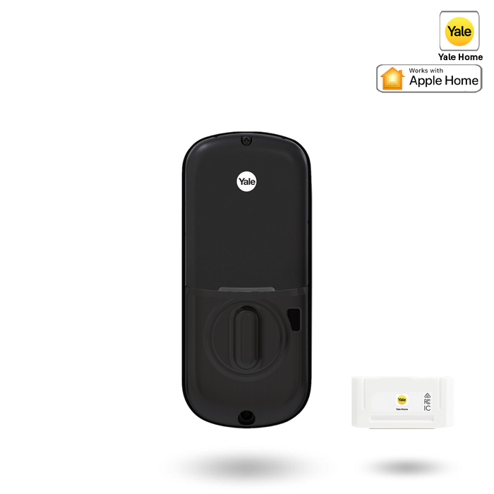 Yale Assure Keyed Digital Deadbolt Smart Ready with Yale Home Module Matt Black