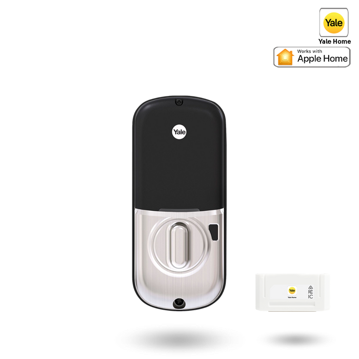 Yale Assure Keyed Digital Deadbolt Smart Ready with Yale Home Module Satin Nickel
