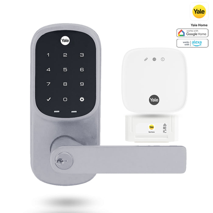 Yale Assure Keyed Lever with Yale Connect Hub Combo