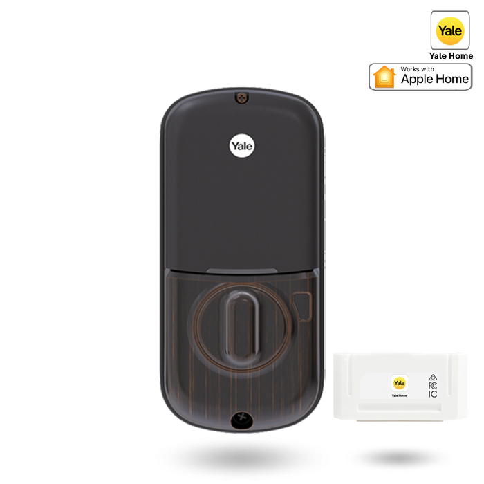 Yale Assure SL Deadbolt Smart Ready with Yale Home Module Oil Rubbed Bronze the keyless store www.keyless.co.nz