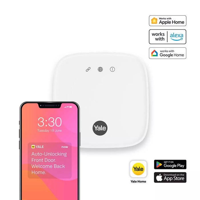 Yale 3109A Smart Ready Digital Door Lock with Yale Home Module and Connect Plus Hub Combo Deal