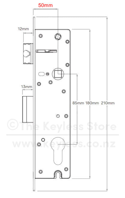Yale Unity Slim Smart Lock 2-Point