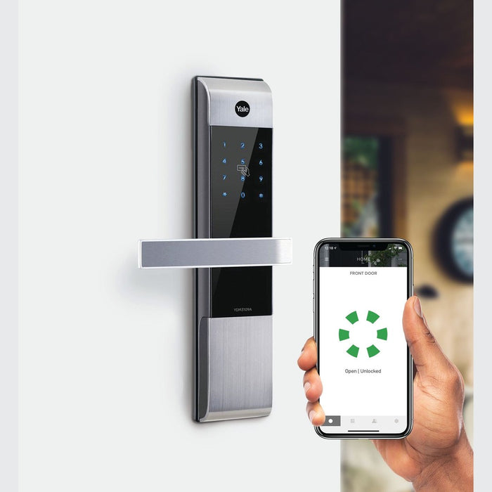 Yale 3109A Smart Ready Digital Door Lock with Yale Home Module and Connect Plus Hub Combo Deal