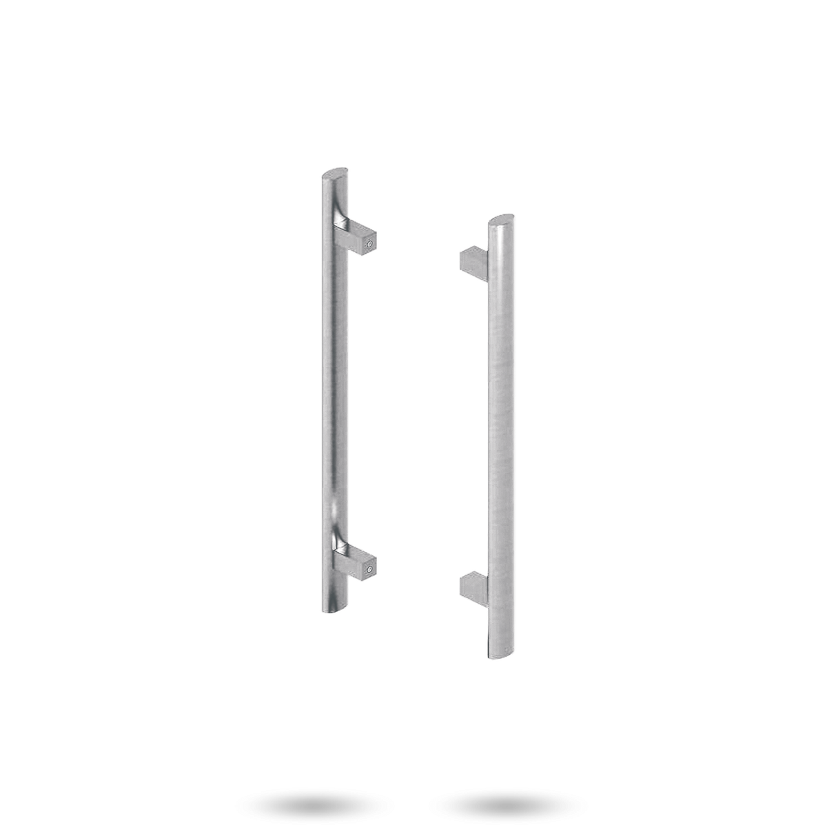 Lockwood 141 Entrance Pull Handles With 450m Centers Stainless Steel