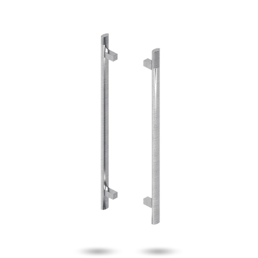 Lockwood 141 Entrance Pull Handles With 600m Centers Stainless Steel - The Keyless Store