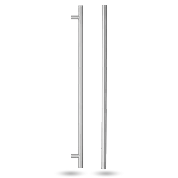 Lockwood 142 Entrance Pull Handles With 1000m Centers Stainless Steel - The Keyless Store