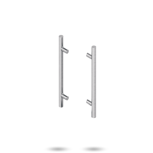 Lockwood 142 Entrance Pull Handles With 300m Centers Stainless Steel - The Keyless Store
