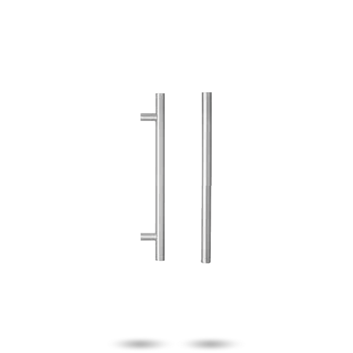 Lockwood 142 Entrance Pull Handles With 450m Centers Stainless Steel - The Keyless Store