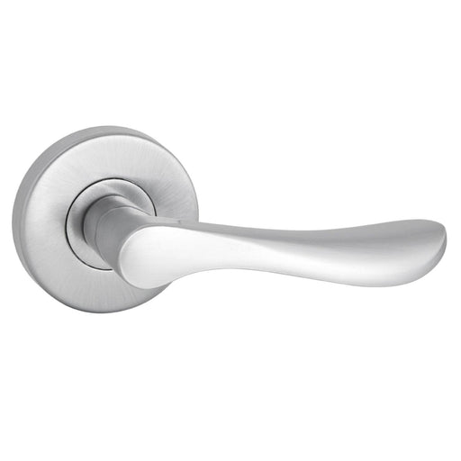 Schlage Element Series Florence Door Lever Satin Chrome Plate - The Keyless Store